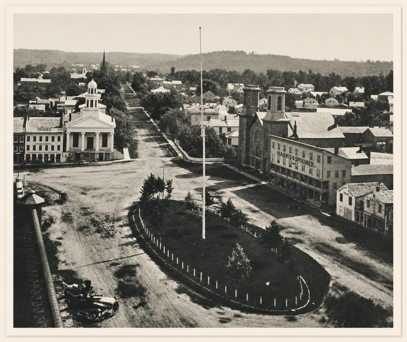 Early Watertown Public Square