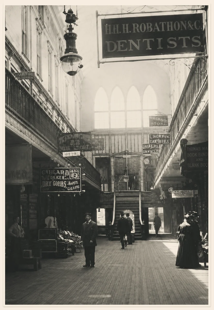 Inside the Paddock Arcade